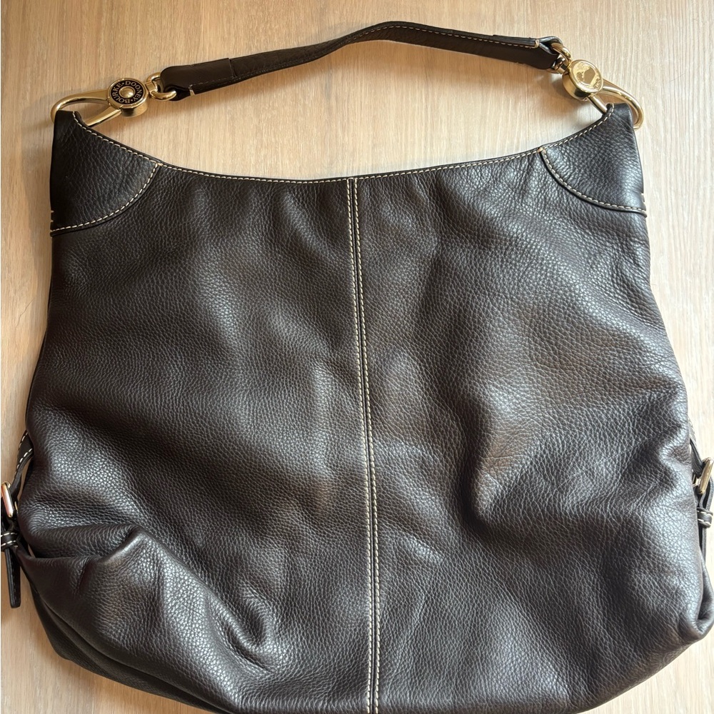 Dooney & Bourke Black Leather Hobo Bag
